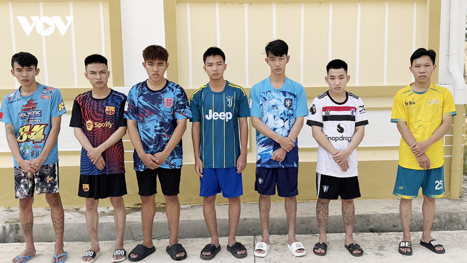 Bắt tạm giam 7 thanh niên mang hung khí đi giải quyết mâu thuẫn