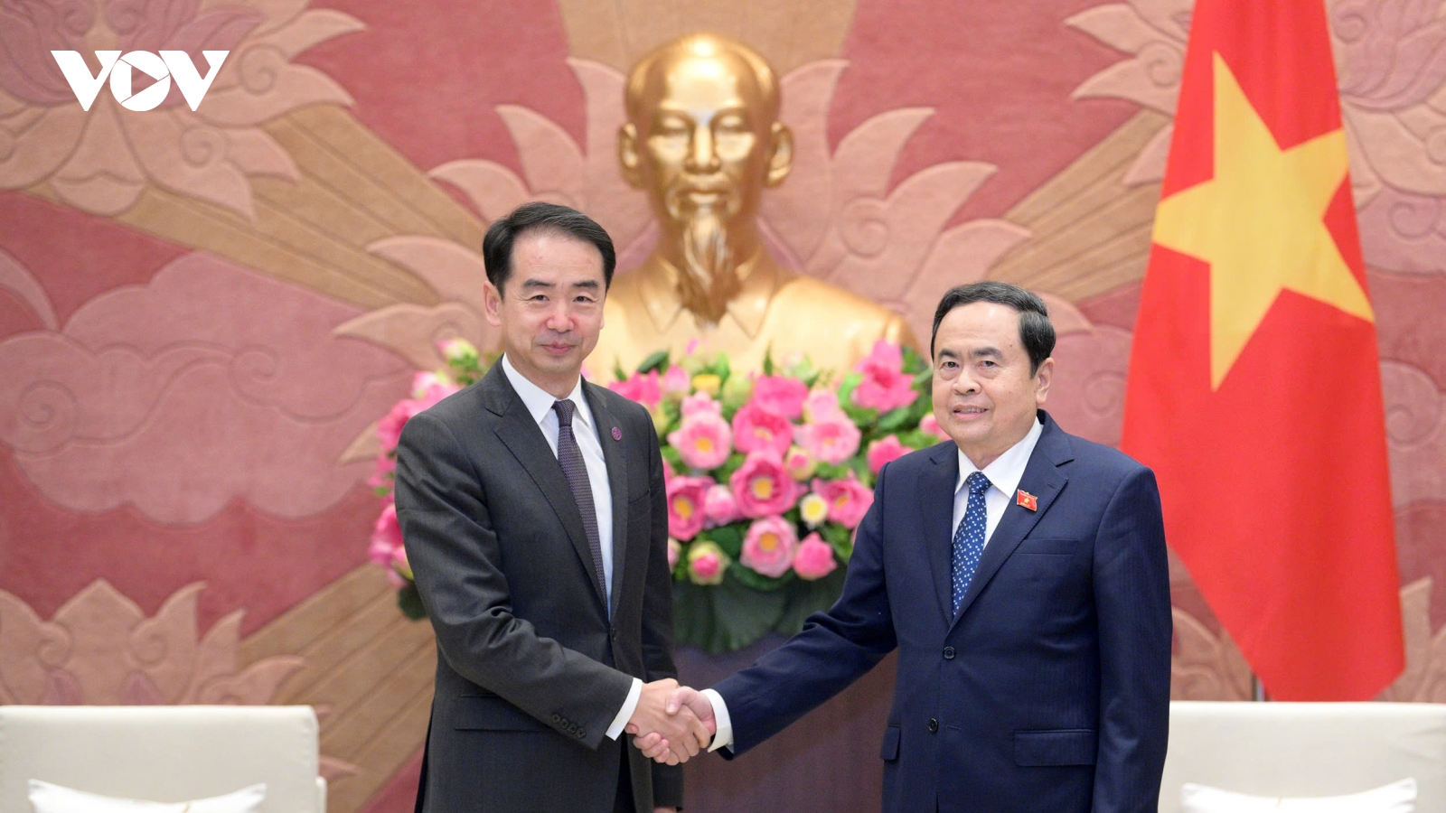 Chủ tịch Quốc hội Trần Thanh Mẫn tiếp Đại sứ Trung Quốc tại Việt Nam