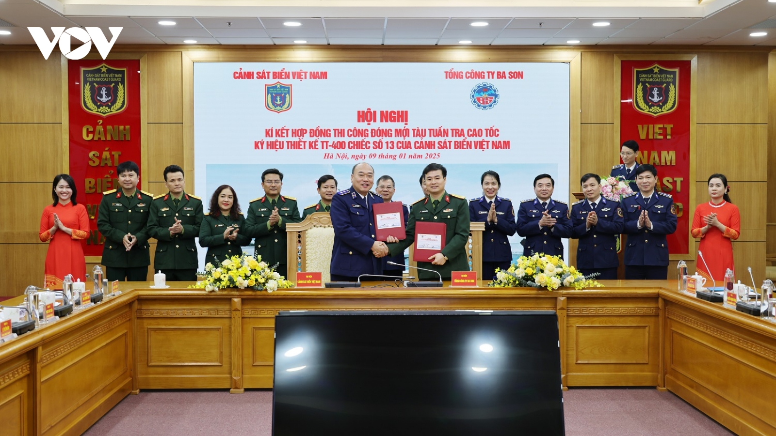 Cảnh sát biển Việt Nam ký kết thi công đóng mới 3 tàu tuần tra cao tốc