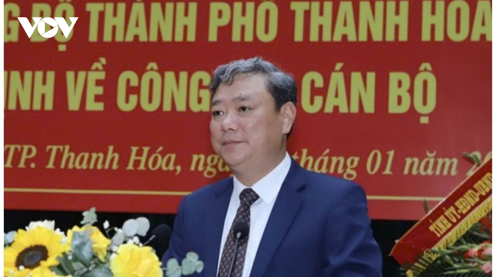 Ông Lê Anh Xuân làm Bí thư thành phố Thanh Hóa sau sáp nhập với huyện Đông Sơn