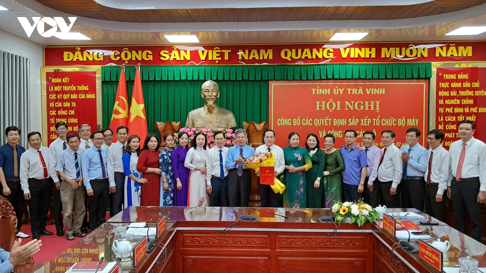 Trà Vinh công bố thành lập 2 Đảng bộ mới trực thuộc Tỉnh ủy