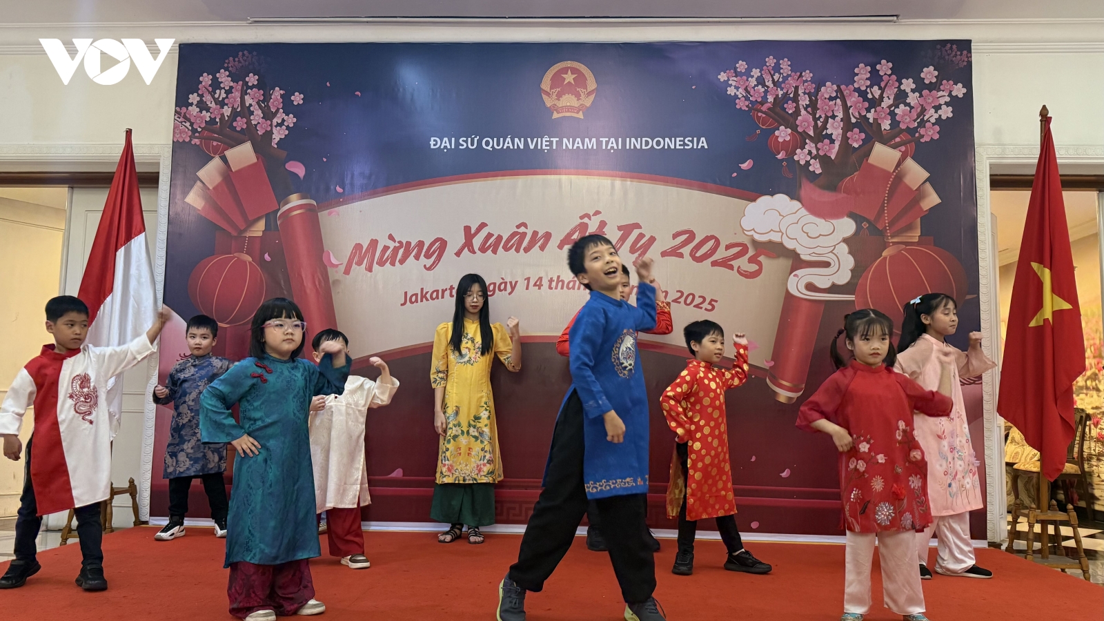 Đại sứ quán Việt Nam tại Indonesia tổ chức Chương trình chào Xuân Ất Tỵ 2025