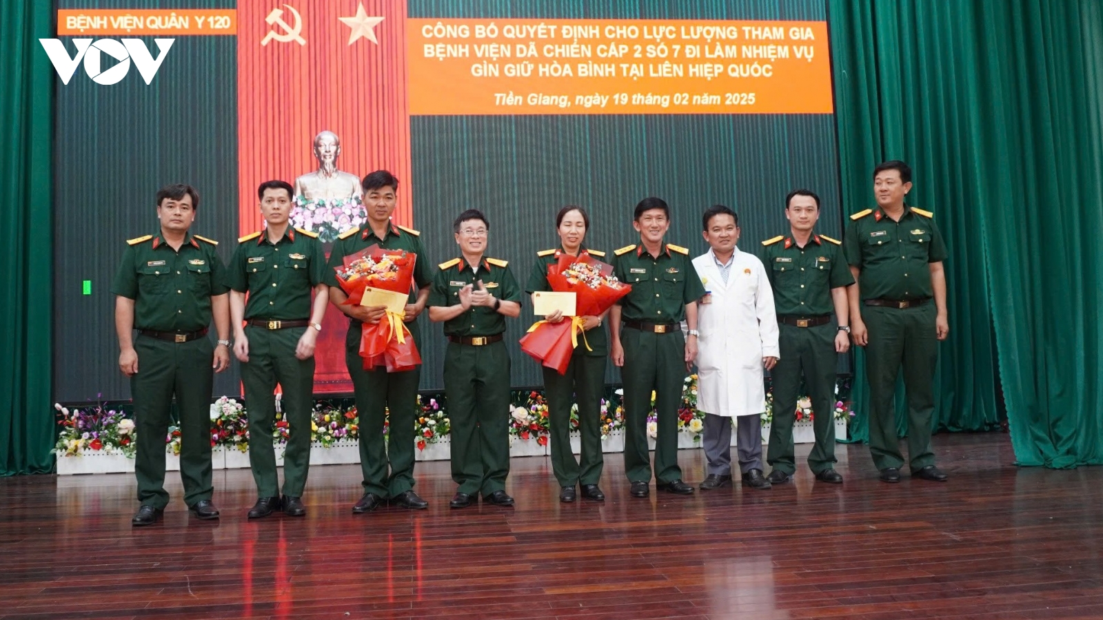 Bệnh viện Quân y 120 cử 2 quân nhân phục vụ nhiệm vụ gìn giữ hòa bình tại LHQ