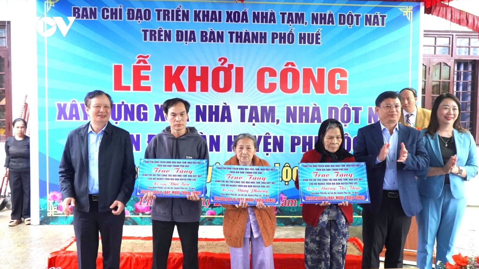 Thành phố Huế khởi công xoá nhà tạm, nhà dột nát tại huyện Phú Lộc