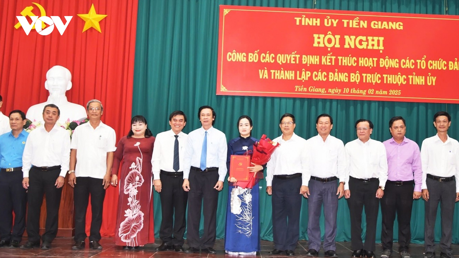 Tiền Giang thành lập mới 2 Đảng bộ trực thuộc Tỉnh ủy