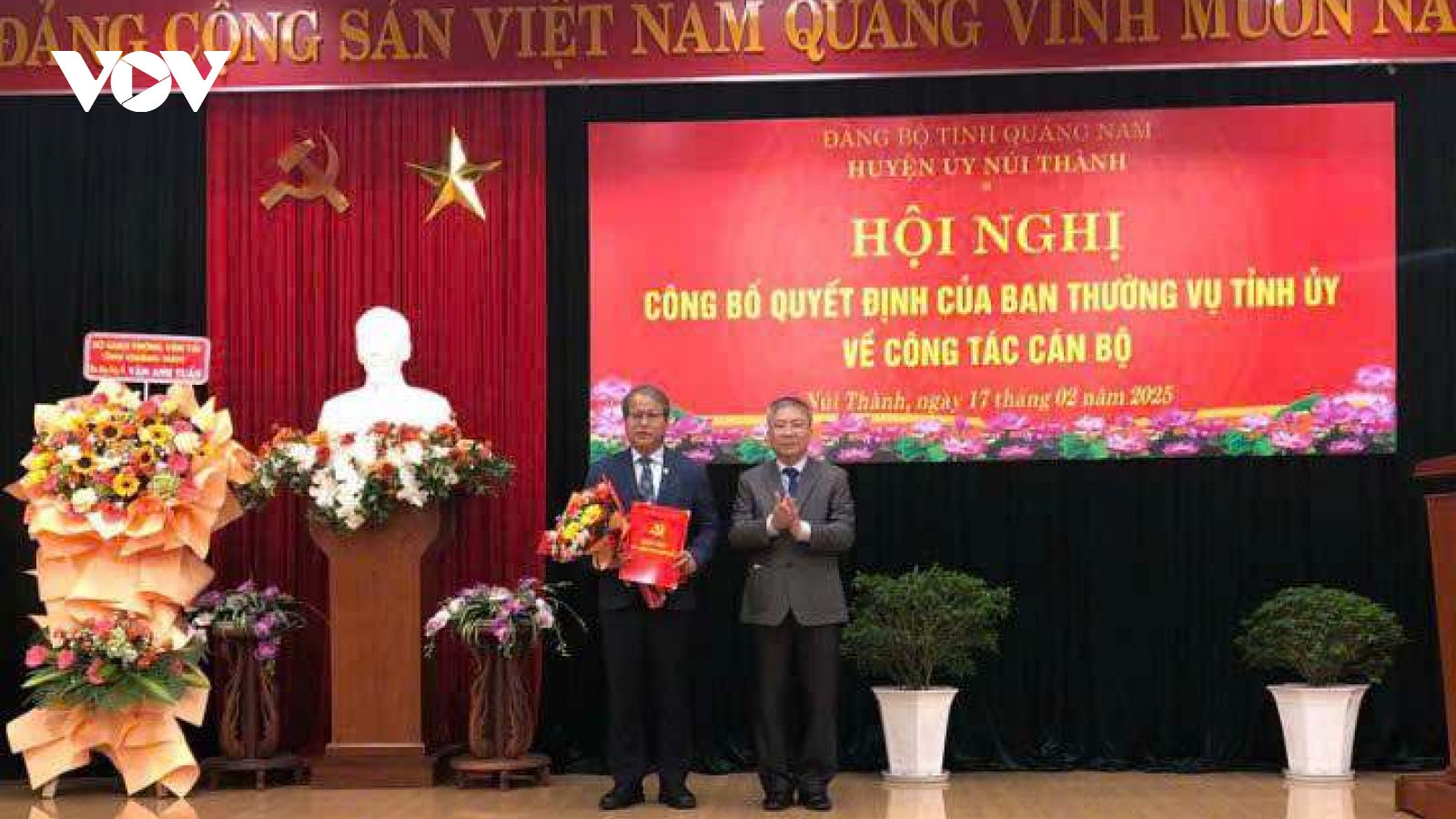 Giám đốc Sở Giao thông - Vận tải Quảng Nam làm Bí thư Huyện uỷ Núi Thành