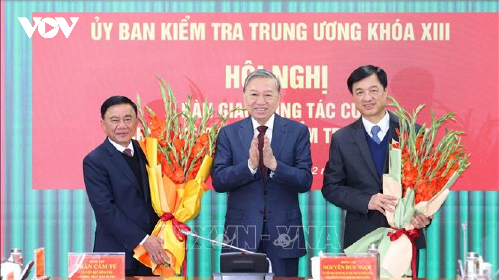 Tổng Bí thư dự Hội nghị bàn giao công tác của Chủ nhiệm Ủy ban Kiểm tra T.Ư