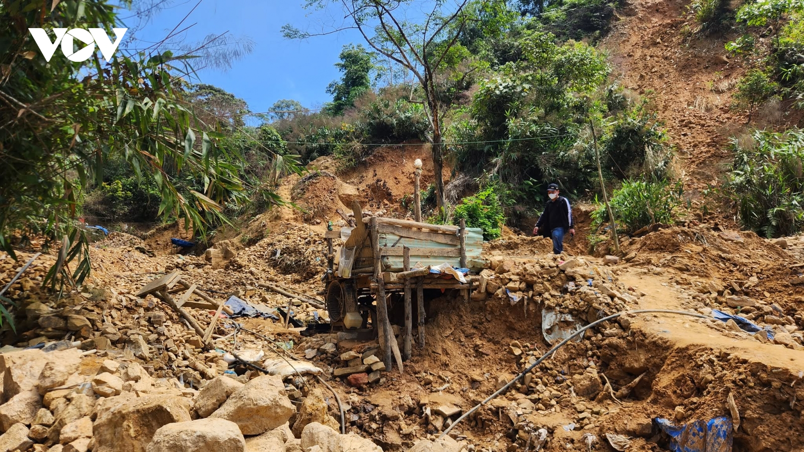 Quảng Nam chỉ đạo truy quét điểm khai thác vàng trái phép ở huyện Phước Sơn