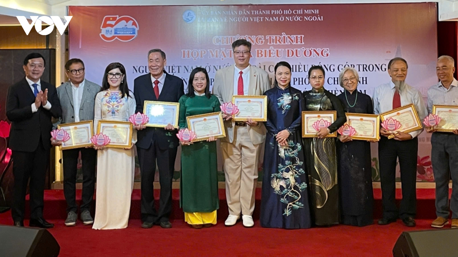 TP.HCM biểu dương 50 người Việt Nam tiêu biểu ở nước ngoài