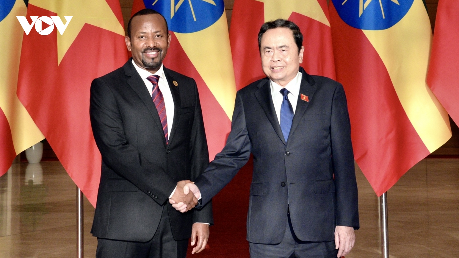 Chủ tịch Quốc hội Trần Thanh Mẫn hội kiến Thủ tướng Ethiopia