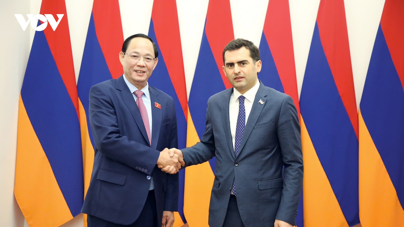 Phó Chủ tịch Quốc hội Trần Quang Phương gặp Phó Chủ tịch thứ nhất Quốc hội Armenia