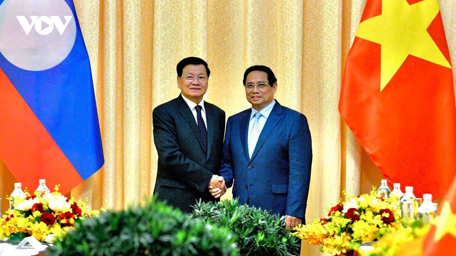 Thủ tướng Phạm Minh Chính tiếp Tổng Bí thư Lào Thongloun Sisoulith