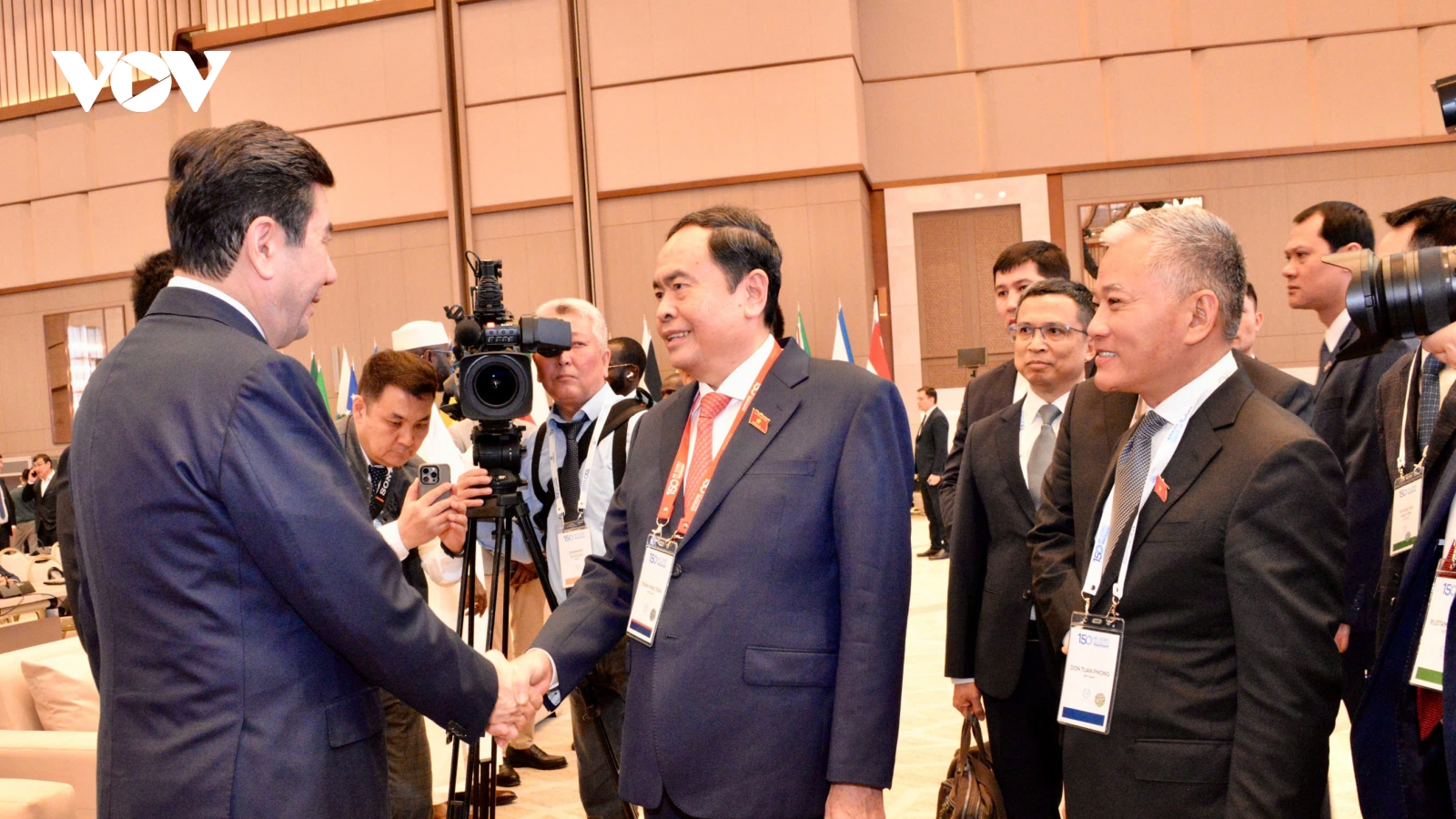 Chủ tịch Quốc hội Trần Thanh Mẫn dự khai mạc IPU-150 tại Uzbekistan