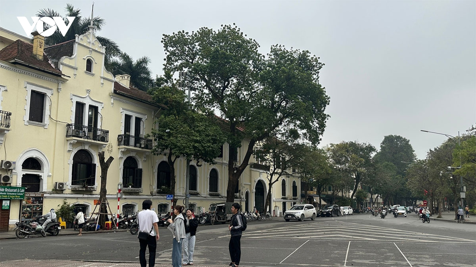 Biệt thự cổ được bố trí tạm làm trụ sở khi di dời cơ quan khu Đông hồ Hoàn Kiếm