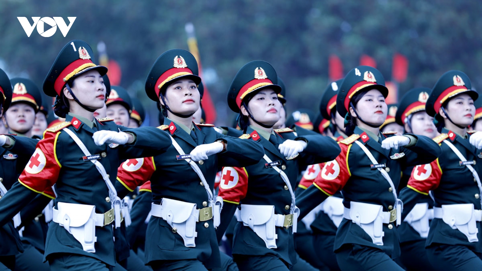 Ấn tượng màn tổng hợp luyện diễu binh cho đại lễ 30/4