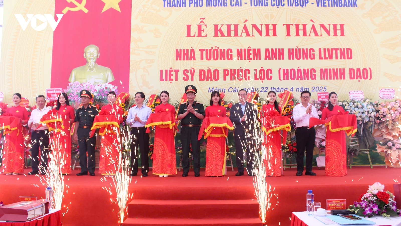 Khánh thành Nhà tưởng niệm Liệt sĩ Đào Phúc Lộc tại Móng Cái, Quảng Ninh