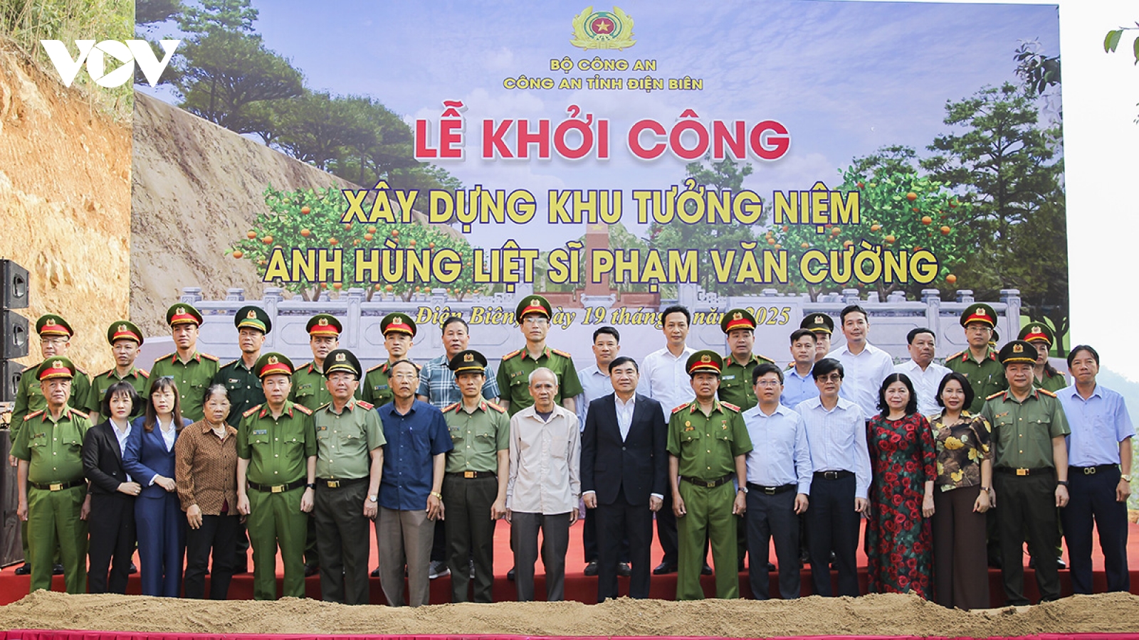 Khởi công khu tưởng niệm liệt sĩ Phạm Văn Cường hy sinh trong chuyên án ma túy