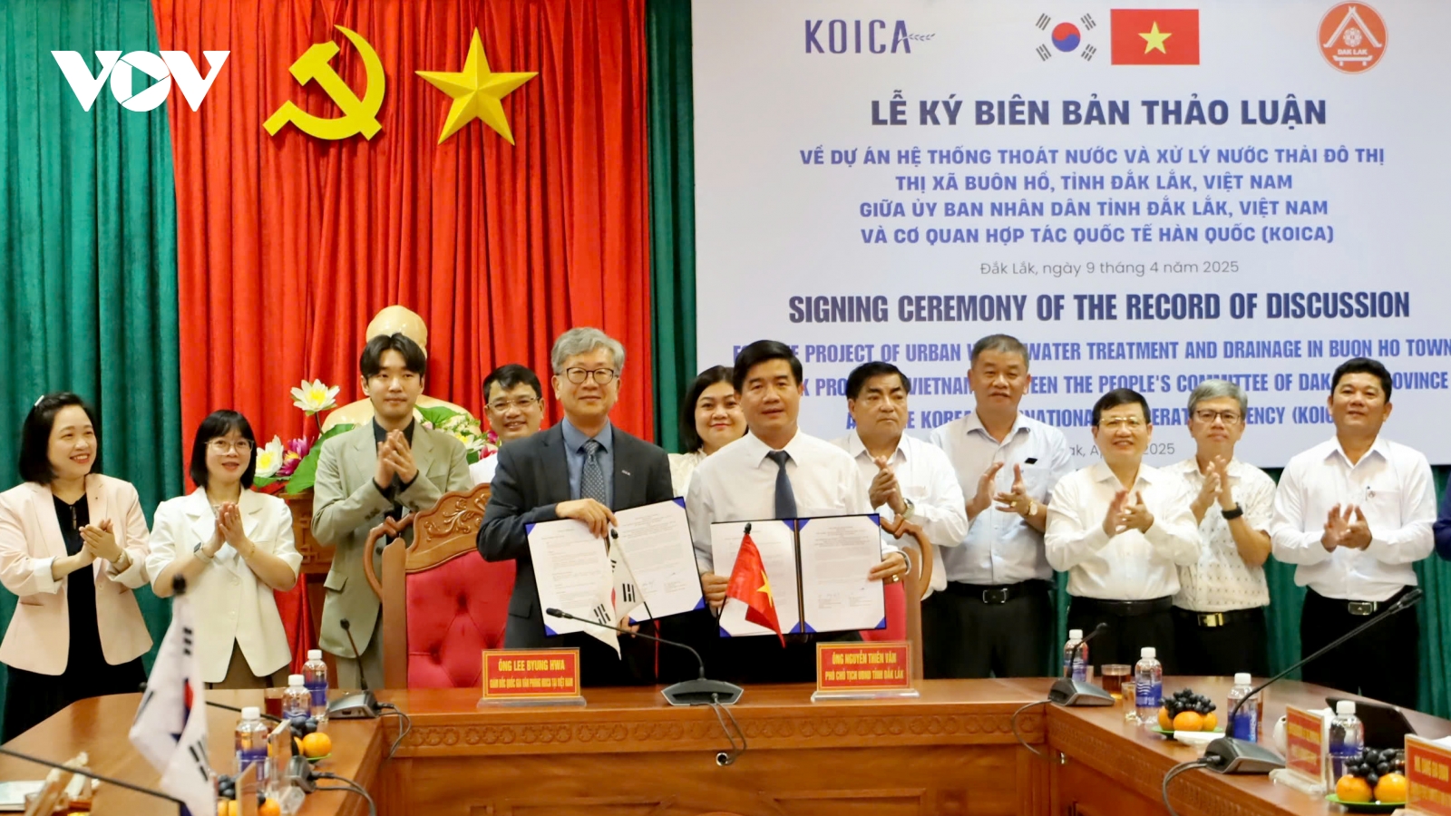 Đắk Lắk ký kết biên bản ghi nhớ với Hàn Quốc về dự án xử lý nước thải đô thị