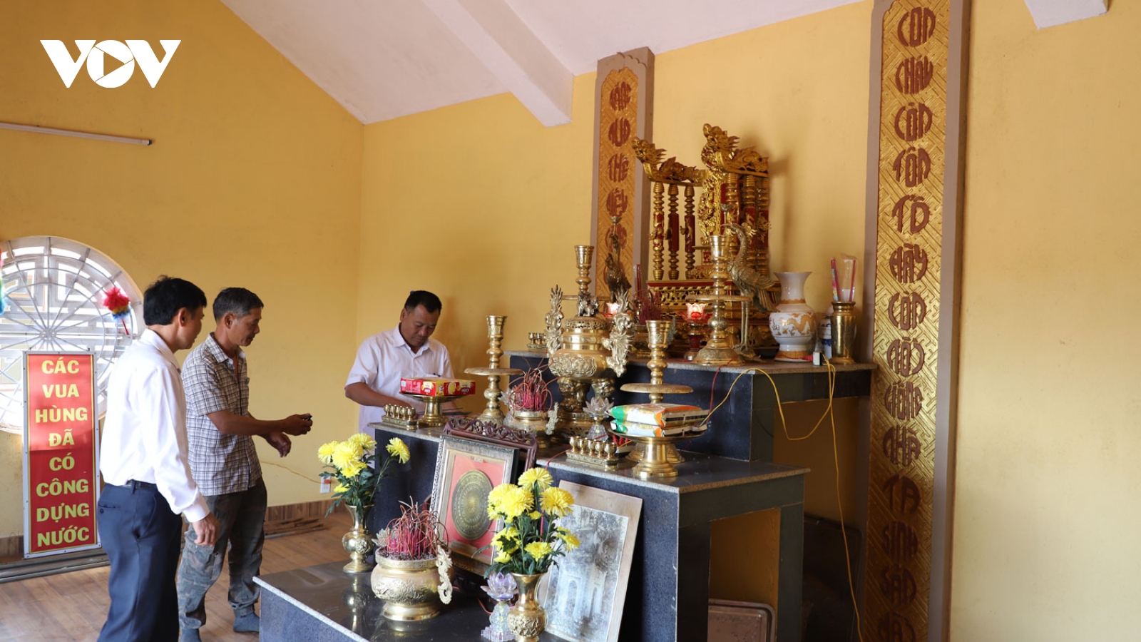 Bà con đất Tổ vào Đắk Nông sinh sống mang theo tín ngưỡng thờ Vua Hùng