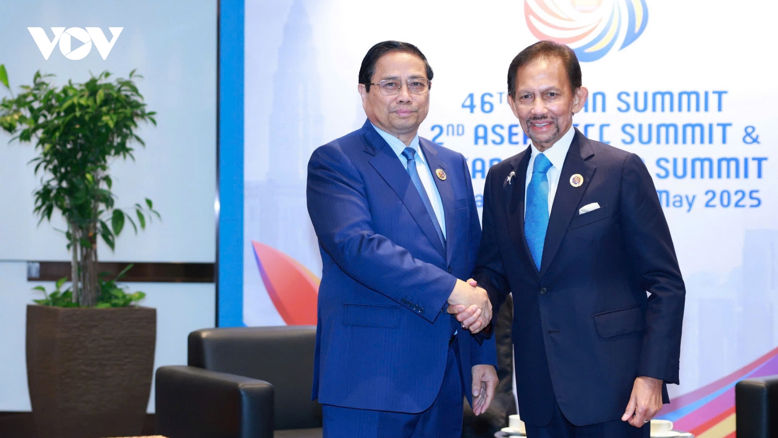 Thủ tướng Chính phủ Phạm Minh Chính gặp Quốc vương Brunei