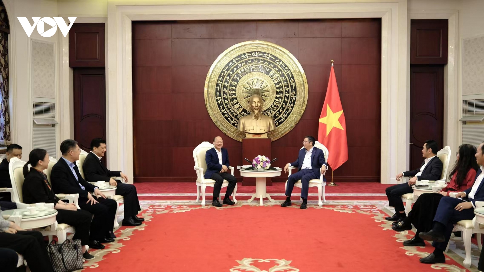 Đại sứ Việt Nam tại Trung Quốc Phạm Thanh Bình tiếp Phó Chủ tịch Quảng Tây