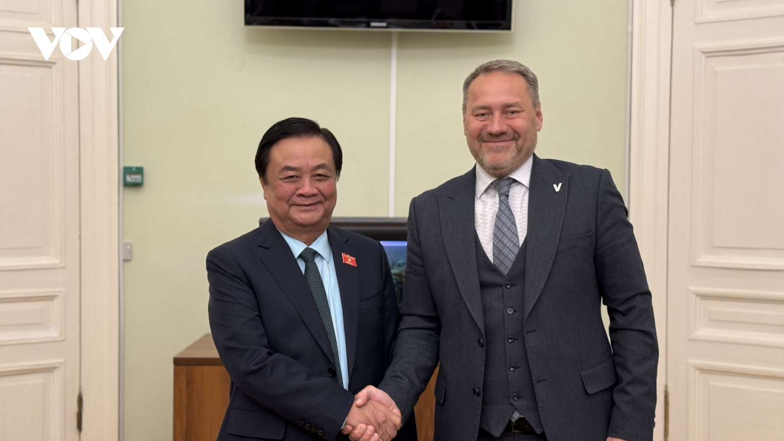 Phó Chủ tịch Quốc hội Lê Minh Hoan dự Đại hội Sinh thái Quốc tế Nevsky tại Nga