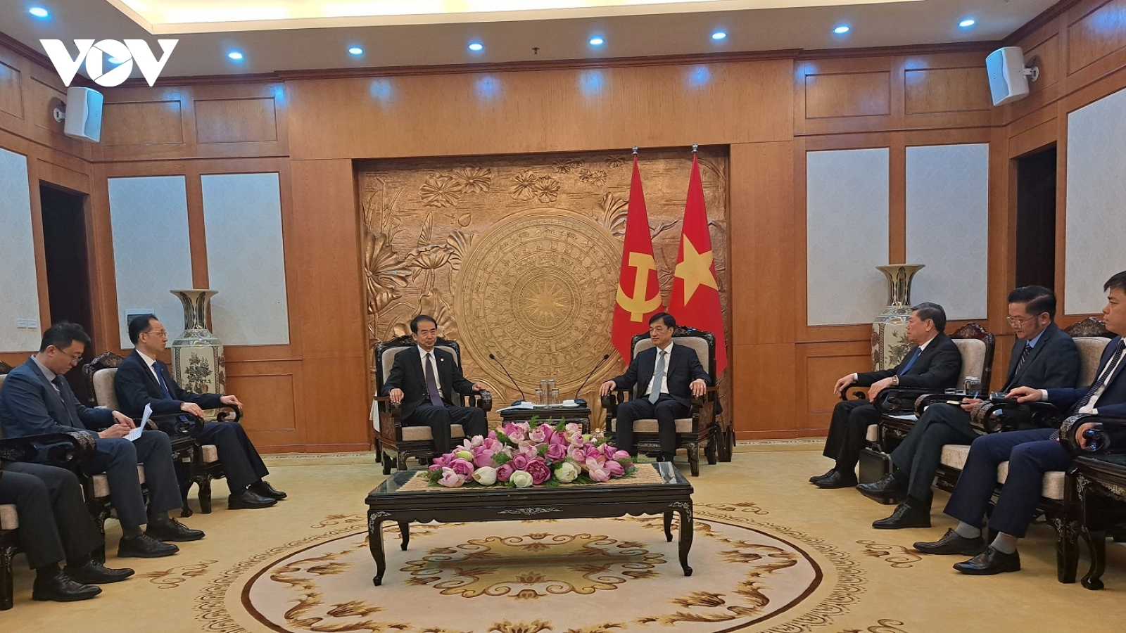 Chủ nhiệm Ủy ban Kiểm tra Trung ương tiếp Đại sứ Trung Quốc tại Việt Nam