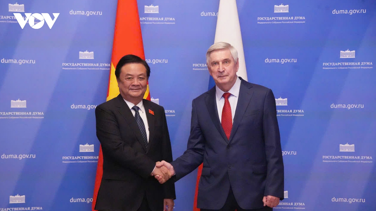 Phó Chủ tịch Quốc hội Lê Minh Hoan hội đàm Phó Chủ tịch thứ nhất Duma Quốc gia Nga