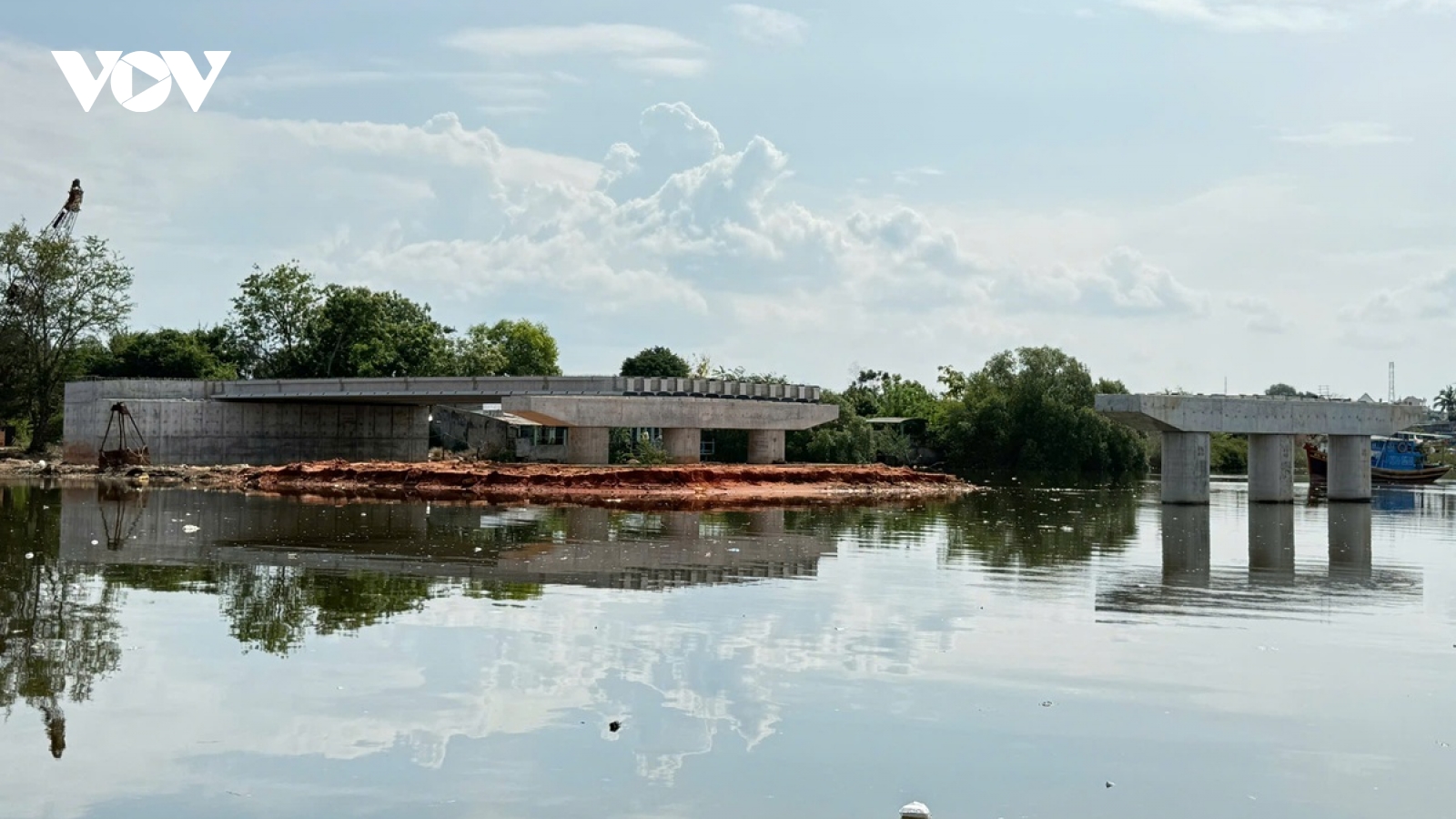 Vướng mặt bằng, dự án cầu trên 225 tỷ đồng ở Bình Thuận chậm tiến độ