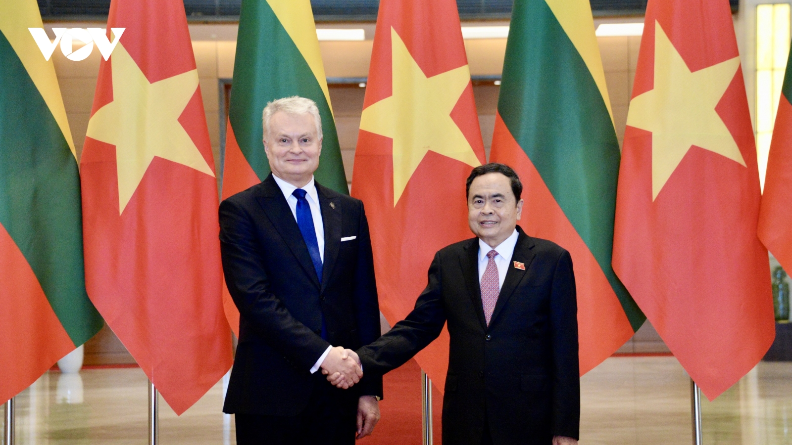 Chủ tịch Quốc hội Trần Thanh Mẫn hội kiến Tổng thống Litva