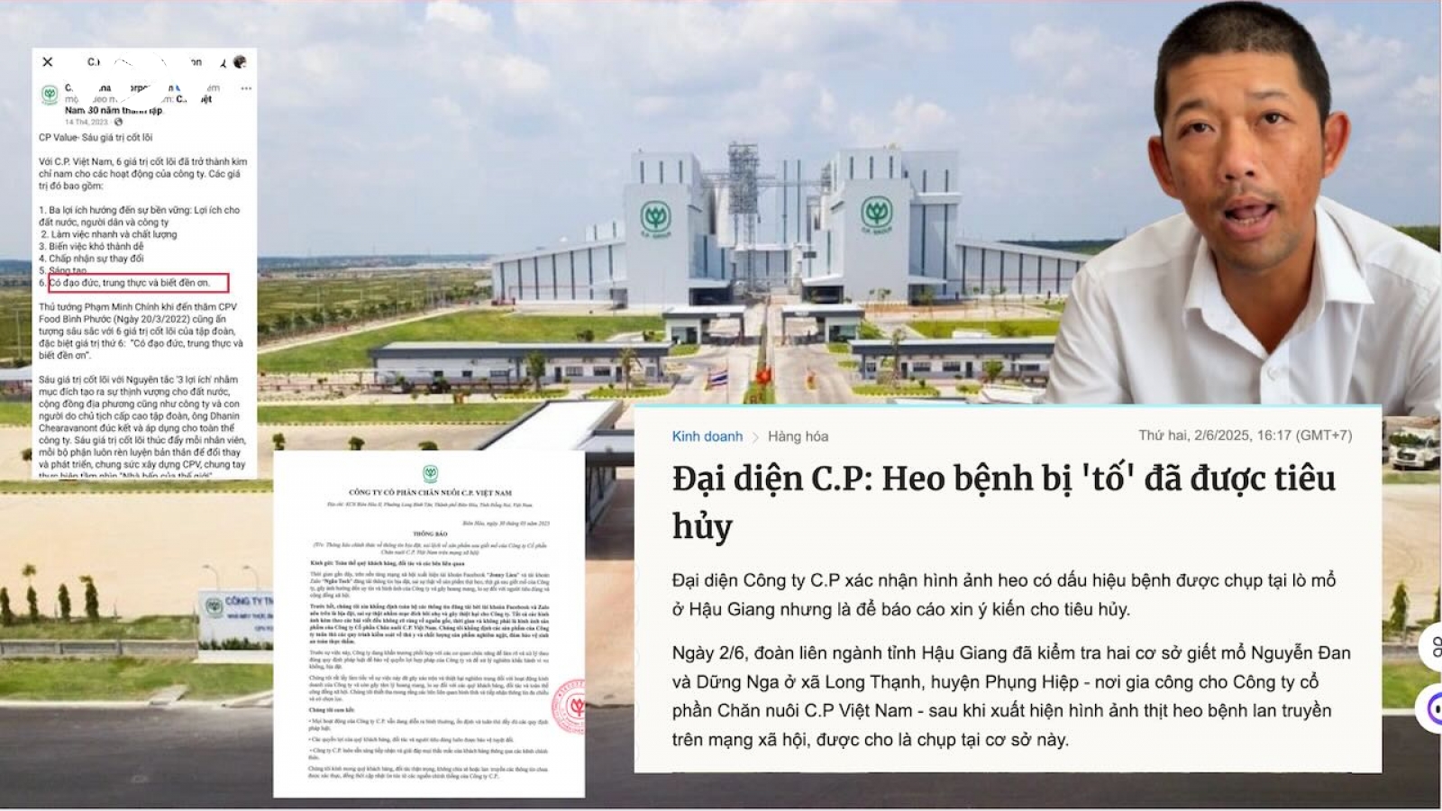 Người tố cáo C.P Việt Nam: “C.P. không nhất quán, thiếu minh bạch”