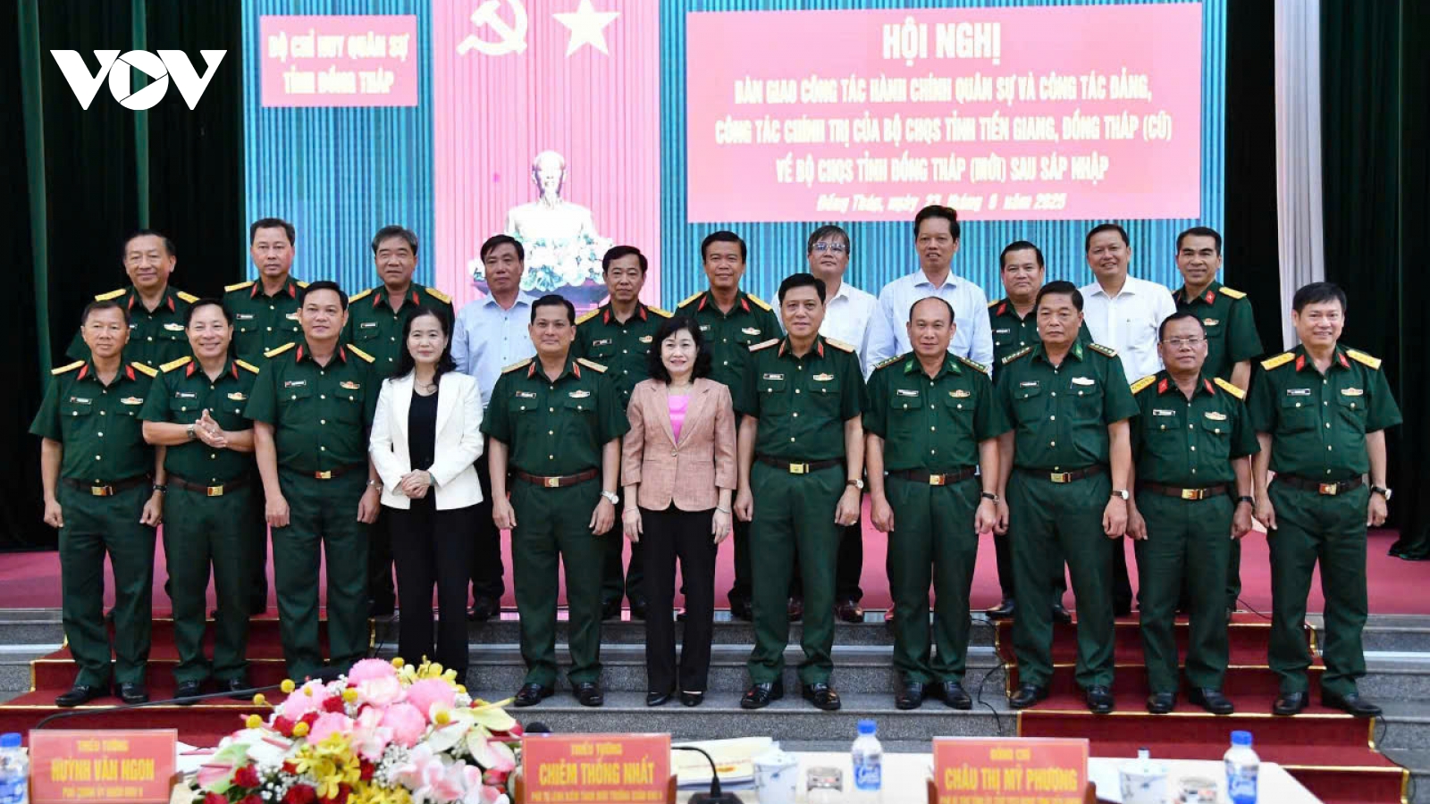 Tỉnh Đồng Tháp (mới) có tân Chính ủy và Chỉ huy trưởng Bộ chỉ huy quân sự tỉnh