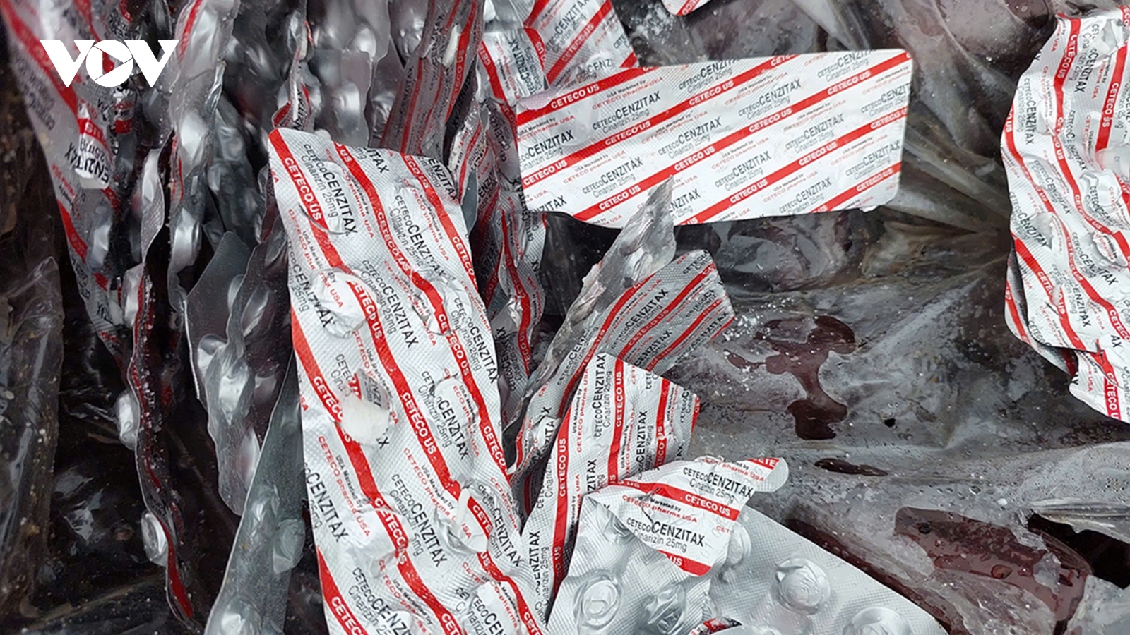 Đà Nẵng đã xác định nguồn gốc thuốc tân dược còn hạn bị vứt bỏ ở khu dân cư