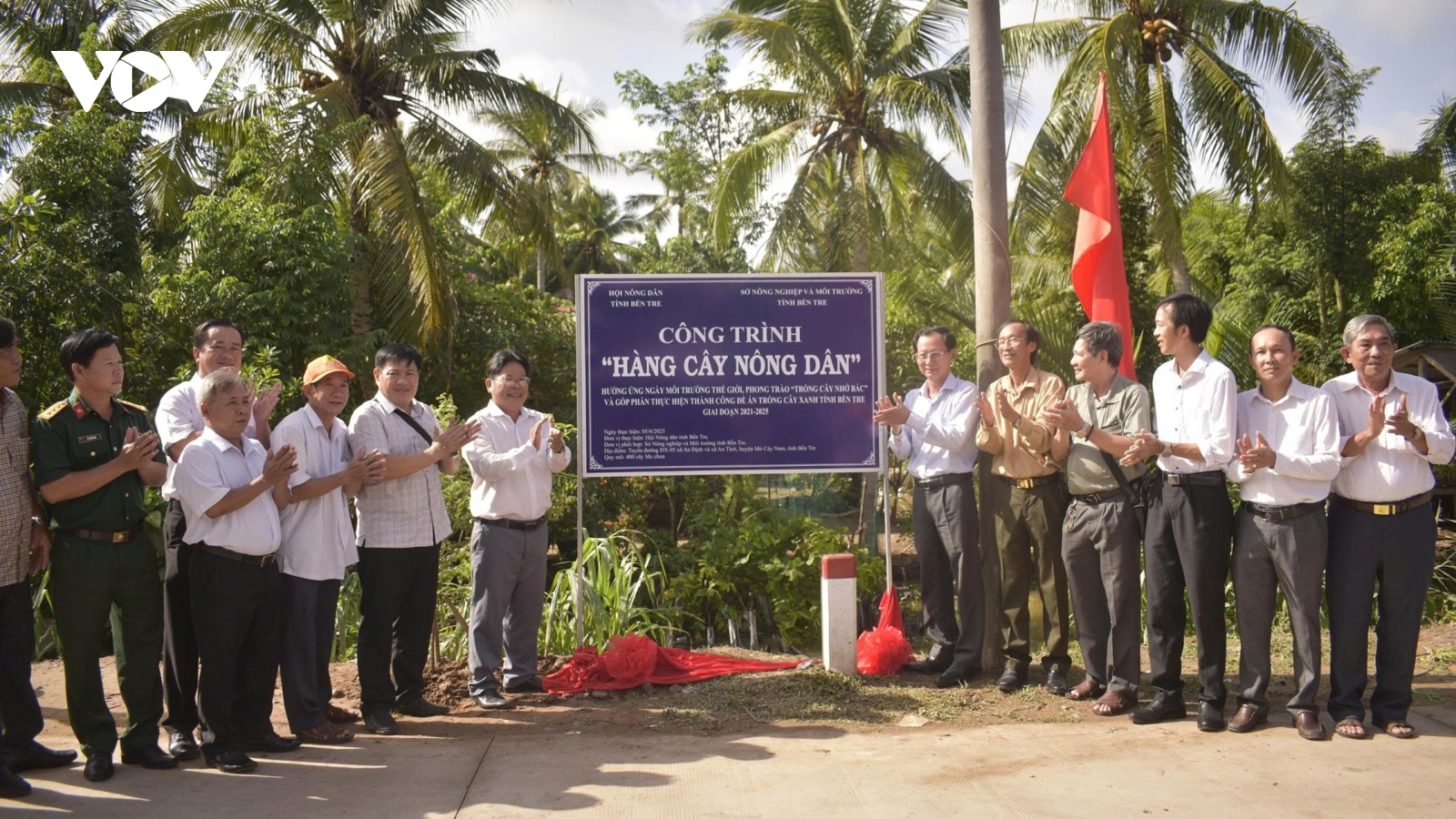 Bến Tre phát động trồng cây xanh hưởng ứng ngày môi trường thế giới