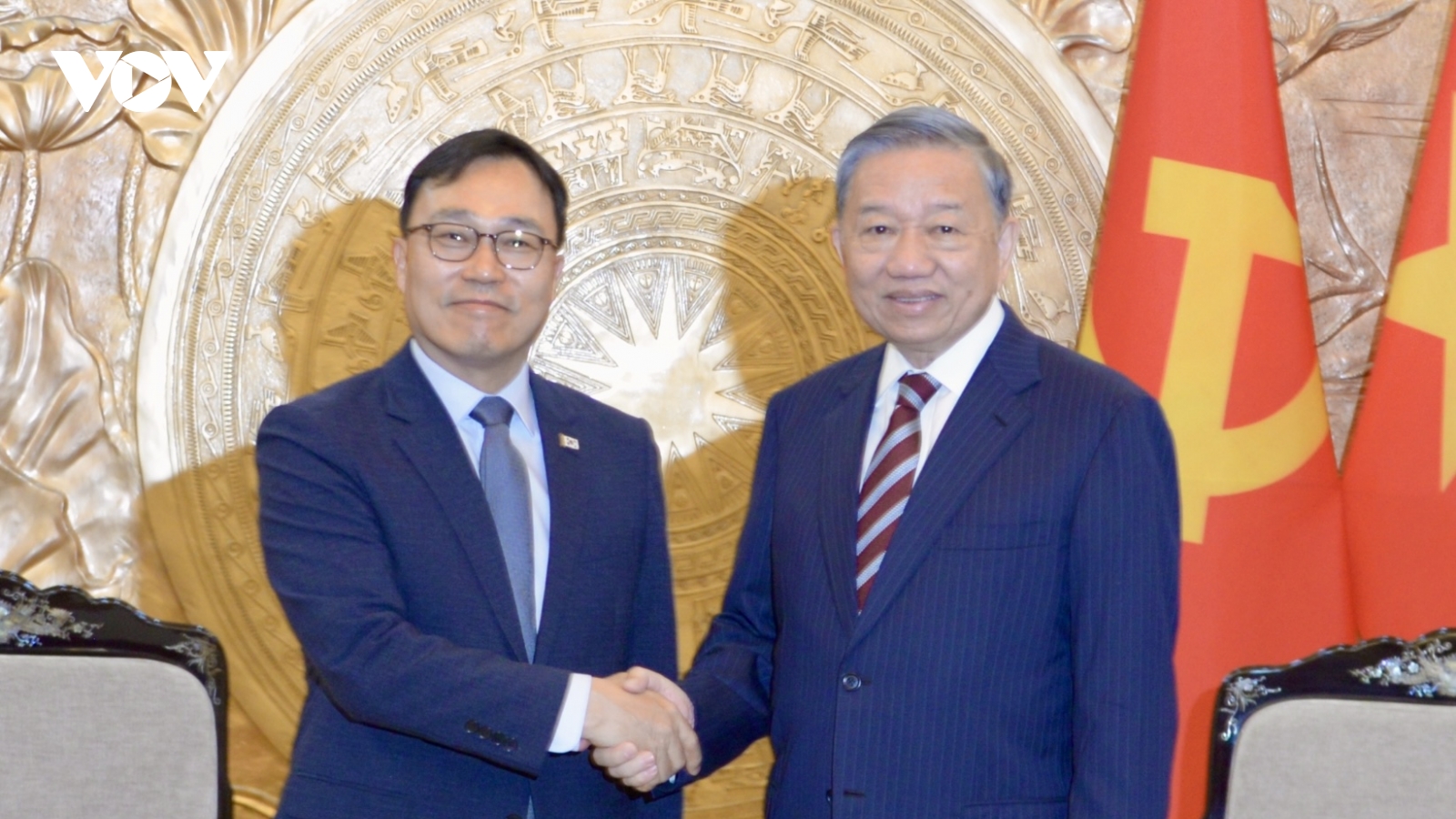 Tổng Bí thư Tô Lâm tiếp Đại sứ Hàn Quốc Choi Young Sam