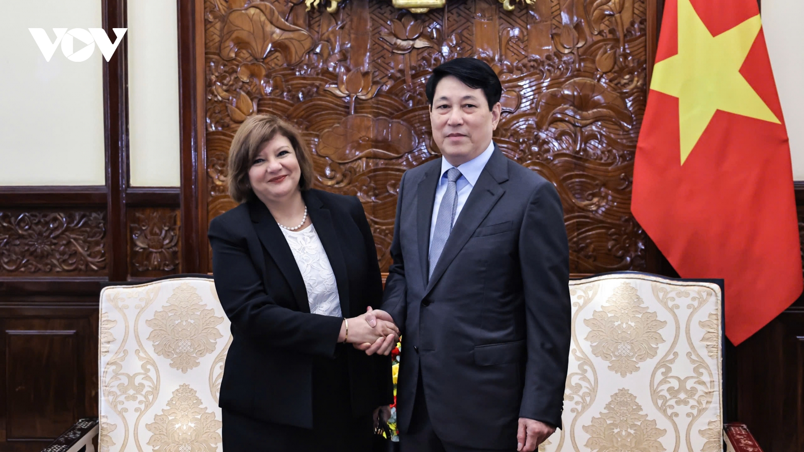 Chủ tịch nước Lương Cường tiếp Đại sứ Ai Cập đến chào từ biệt