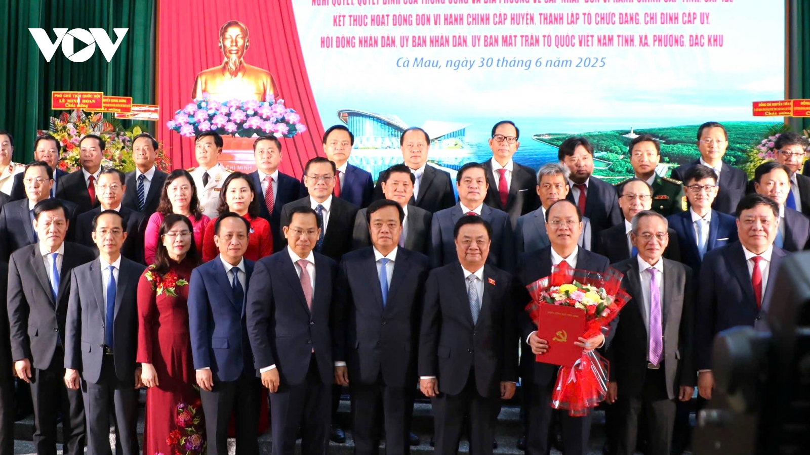 Danh sách Ban Chấp hành, Ban thường vụ tỉnh Cà Mau sau sáp nhập