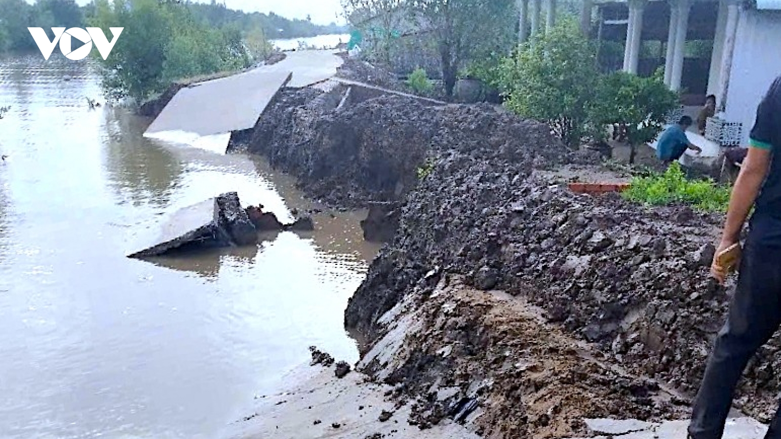 Một xã ở Cà Mau xảy ra 23 vụ sạt lở