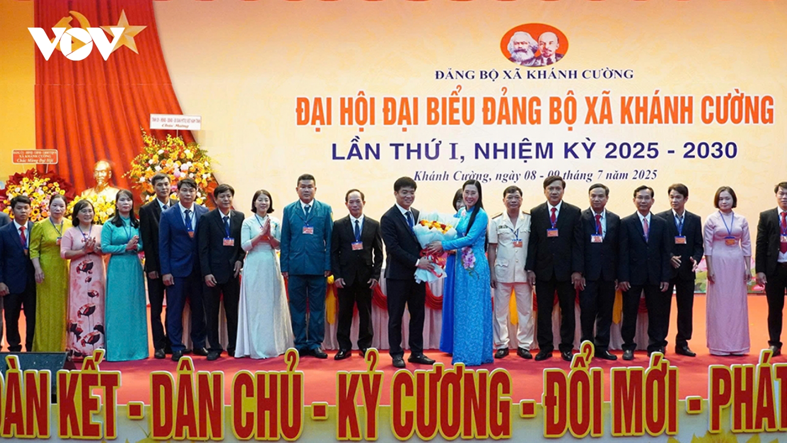 Xã đầu tiên ở tỉnh Quảng Ngãi tổ chức Đại hội Đảng sau sáp nhập