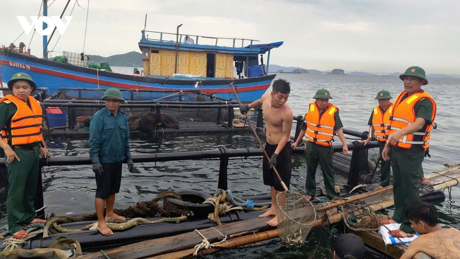 Biên phòng cửa khẩu Nghi Sơn triển khai phòng chống, ứng phó bão số 3