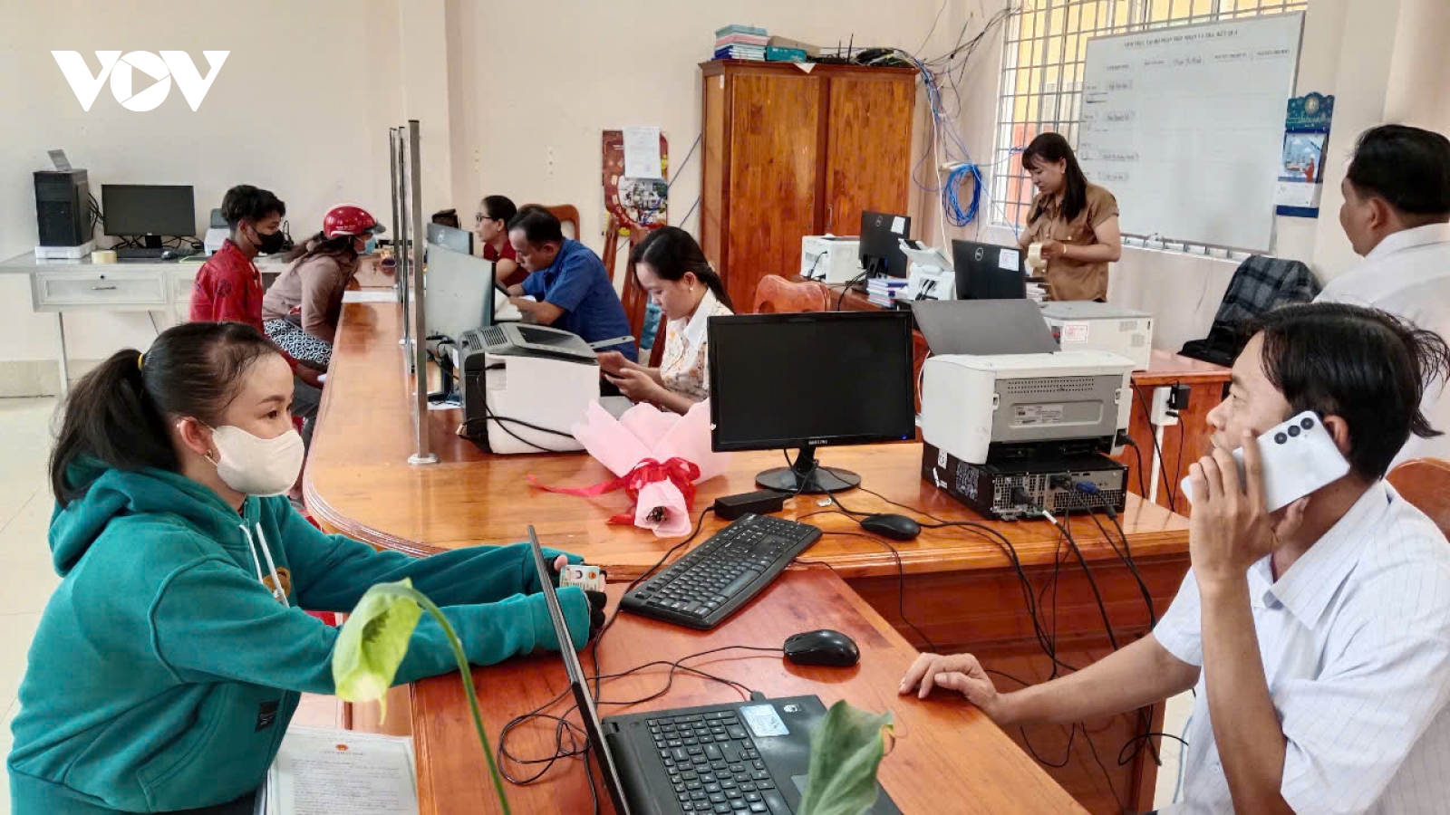 Ngày đầu tiên xã Trà Côn, tỉnh Vĩnh Long đi vào hoạt động