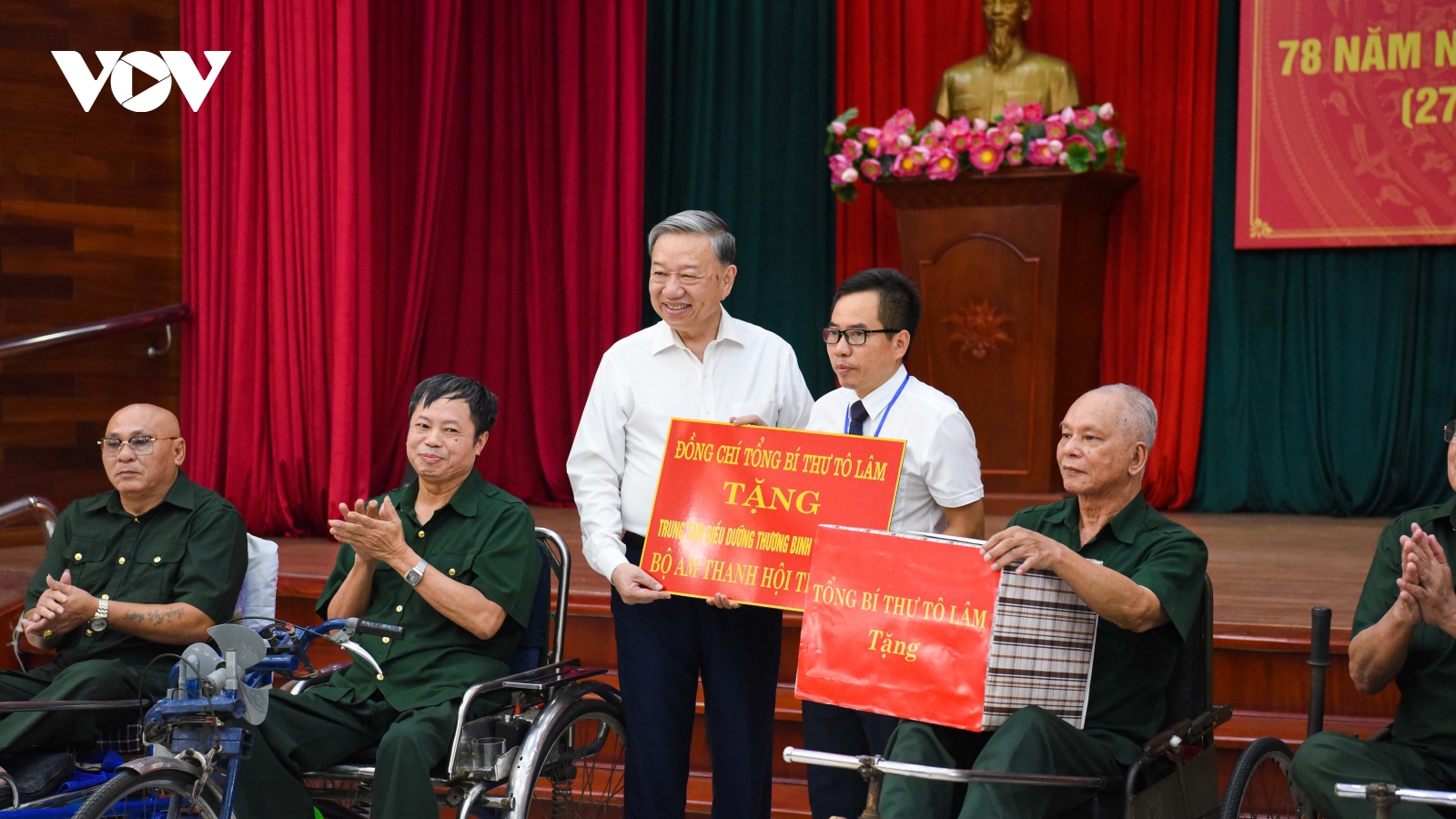 Tổng Bí thư Tô Lâm thăm Trung tâm điều dưỡng thương binh Thuận Thành, Bắc Ninh