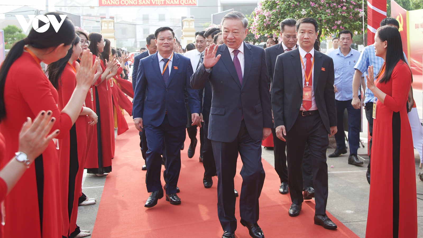 Tổng Bí thư Tô Lâm dự, chỉ đạo Đại hội Đảng bộ xã Nghĩa Trụ, tỉnh Hưng Yên