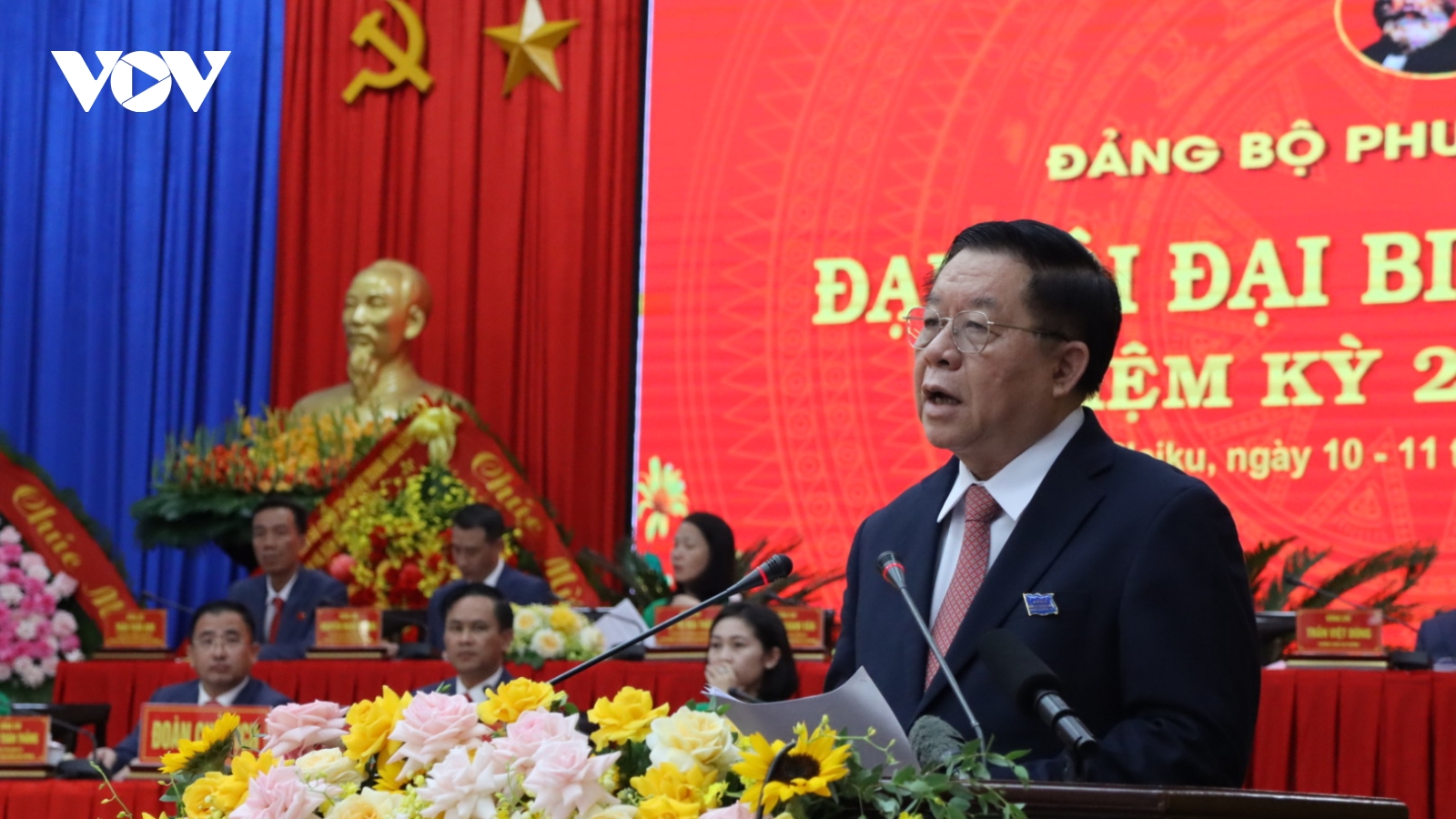 Trưởng Ban Tuyên giáo và Dân vận Trung ương dự Đại hội Đại biểu phường Pleiku lần thứ I