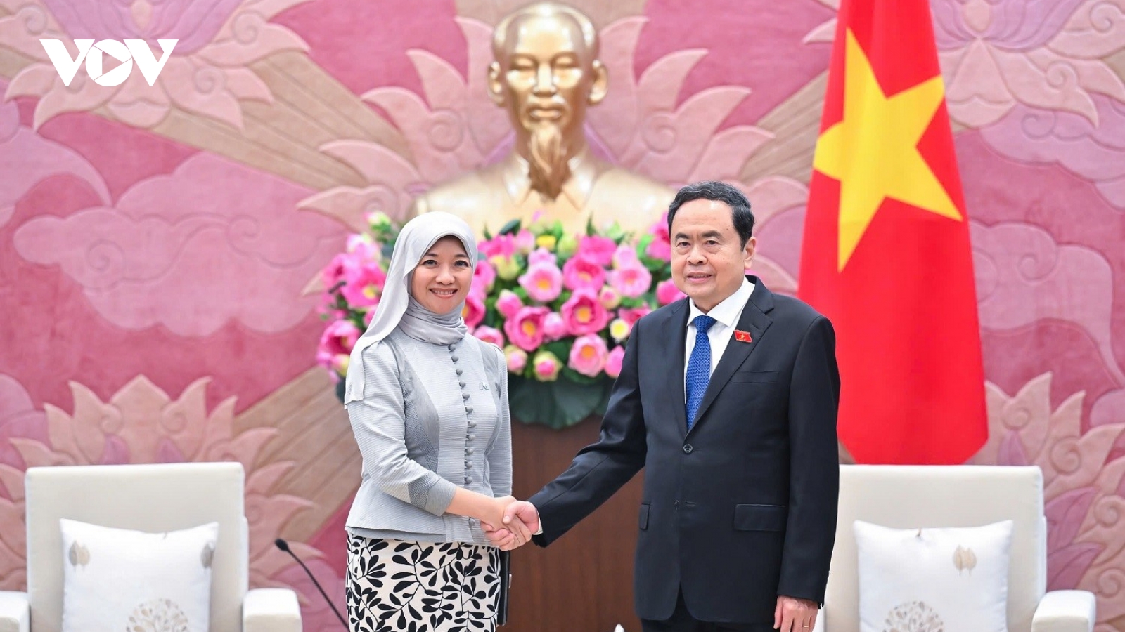 Chủ tịch Quốc hội Trần Thanh Mẫn tiếp Tổng thư ký AIPA