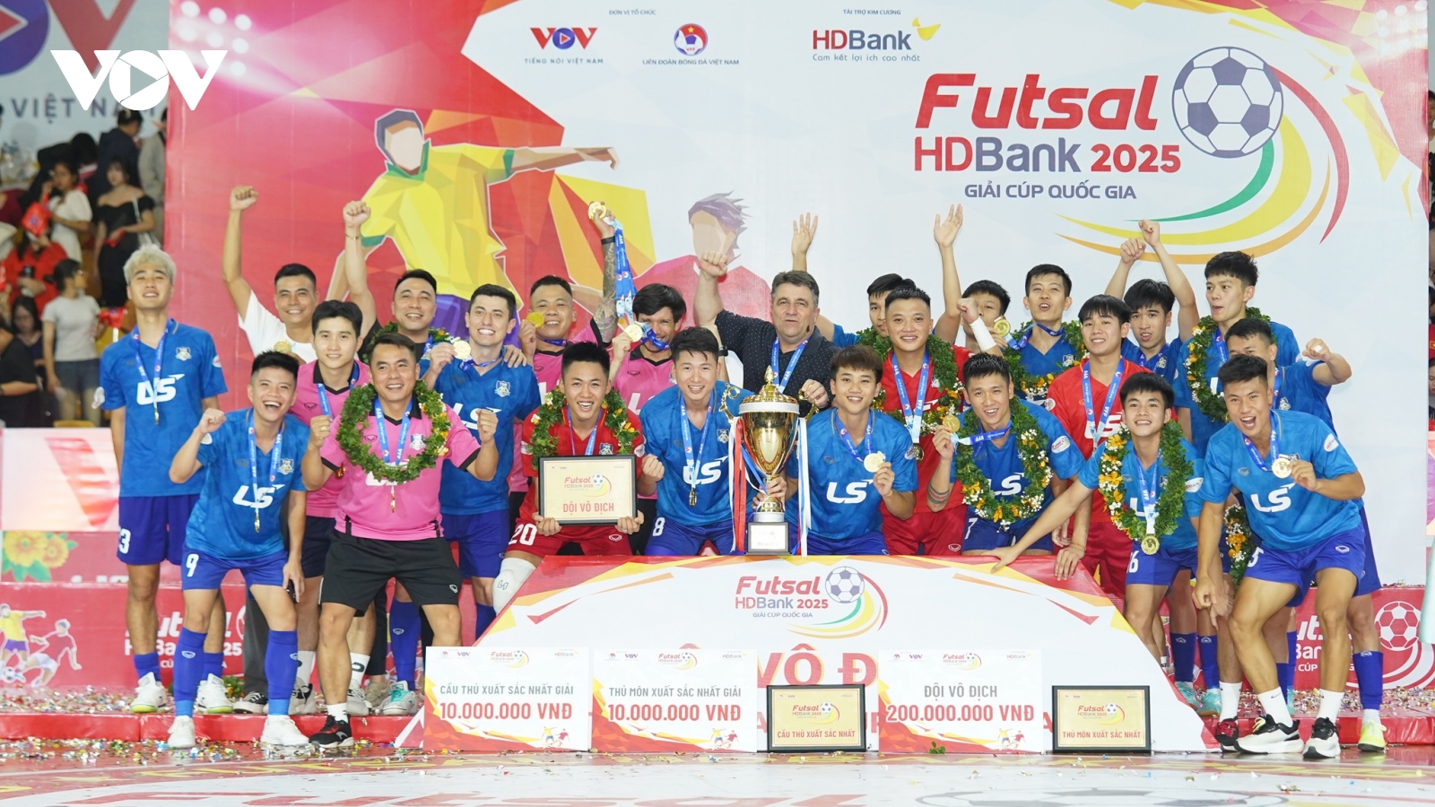 Thái Sơn Bắc vô địch Giải futsal HDBank Cúp quốc gia 2025