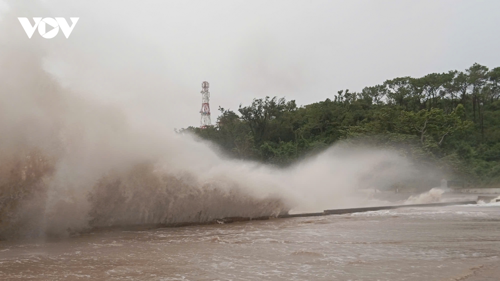 Nhiều khu vực ven biển ở Hải Phòng ảnh hưởng bởi bão số 10