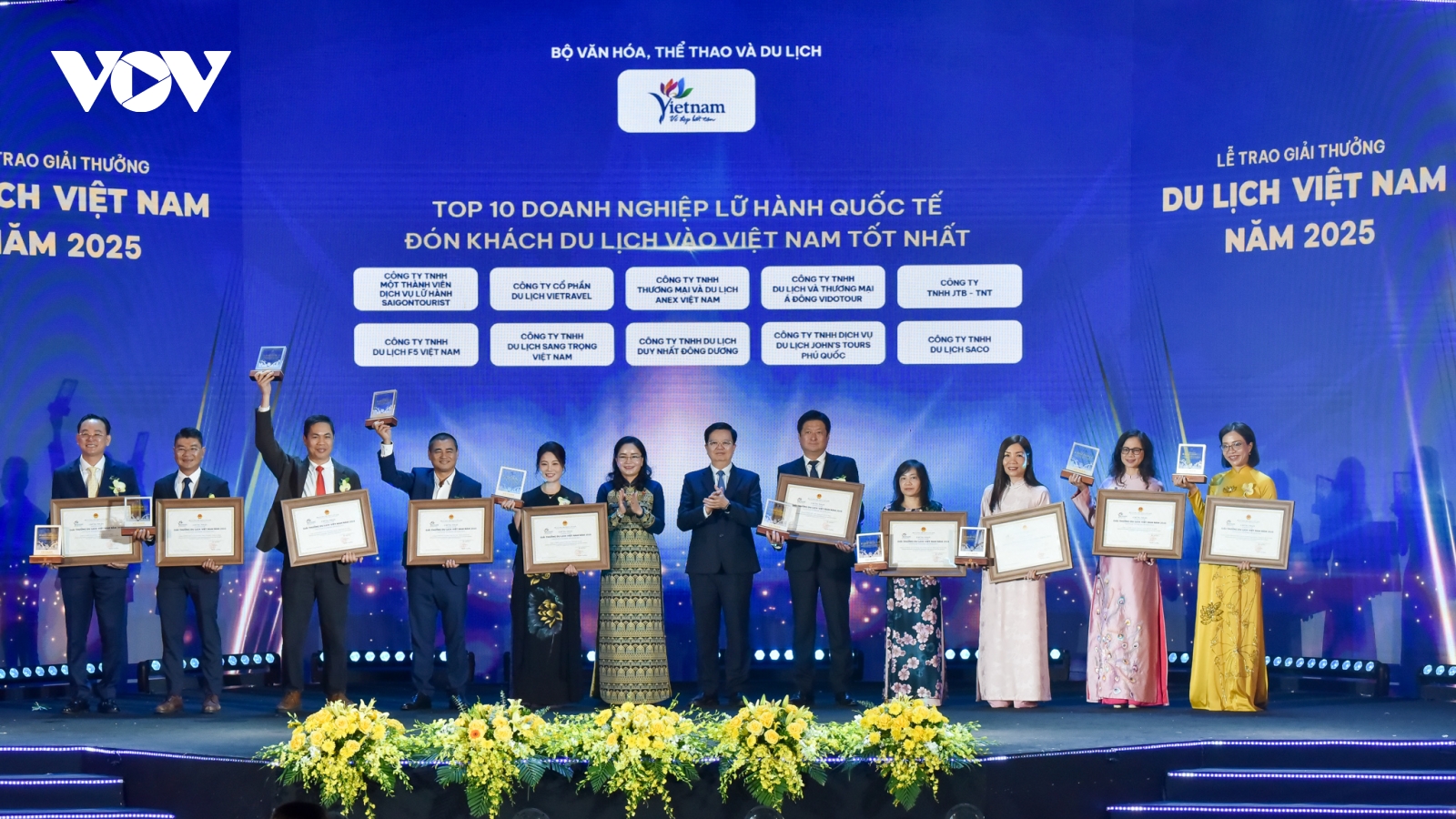 113 tập thể, doanh nghiệp được vinh danh tại Giải thưởng Du lịch Việt Nam 2025