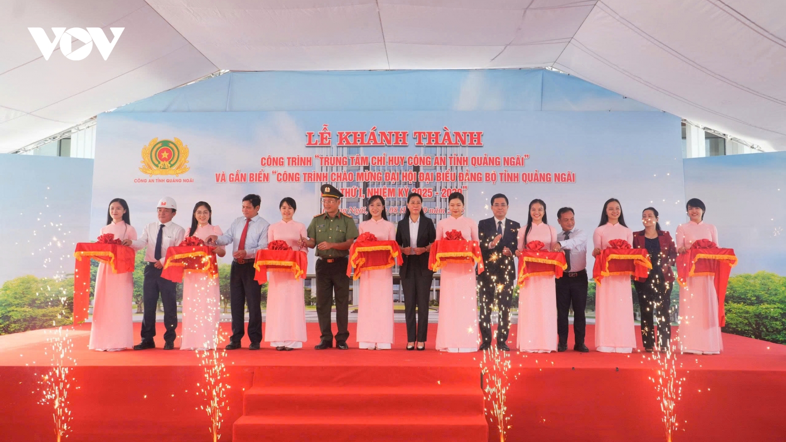 Quảng Ngãi khánh thành Trung tâm chỉ huy Công an tỉnh