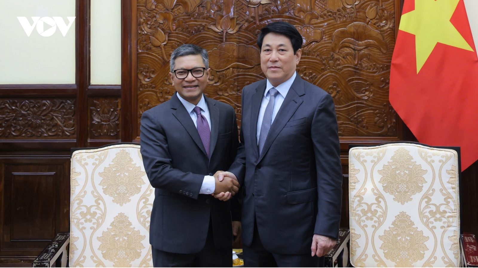 Chủ tịch nước Lương Cường tiếp Đại sứ Indonesia đến chào từ biệt